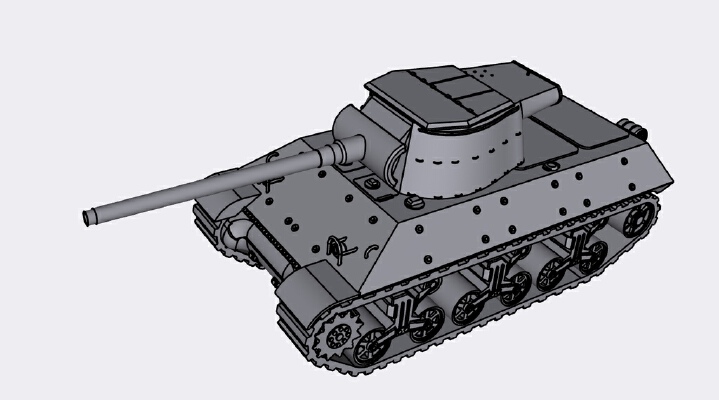 M36 Jackson tank hunter | 3d print model