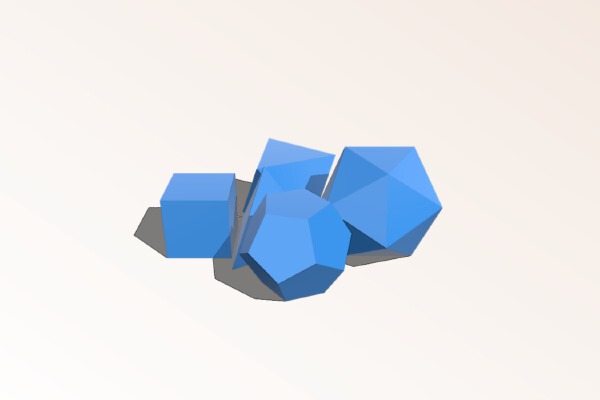 Platonic solid | 3d print model