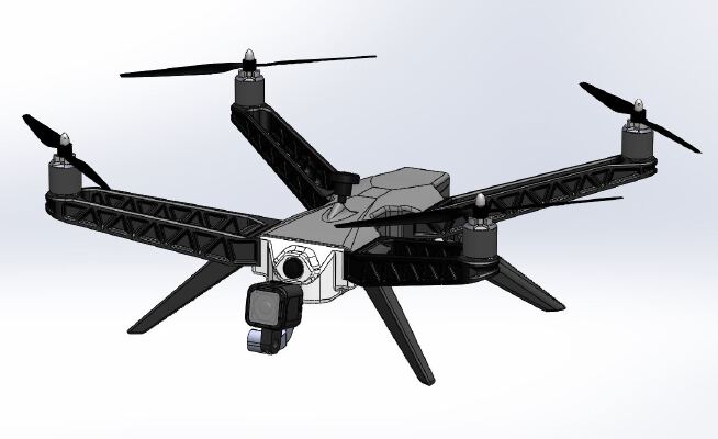 MirCopter - 3D printable quadcopter drone | 3d print model