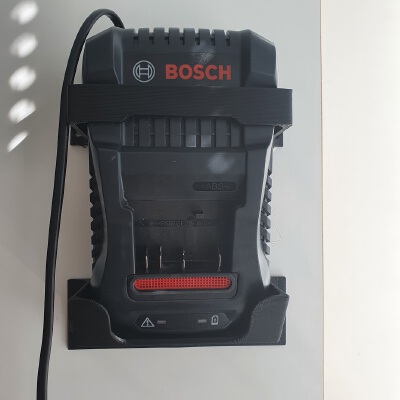 Bosch Professional GAL 1880 CV battery charger holder _ mounting brackets | 3d print model