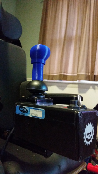 Interchangeable Threaded Wheelchair Joystick