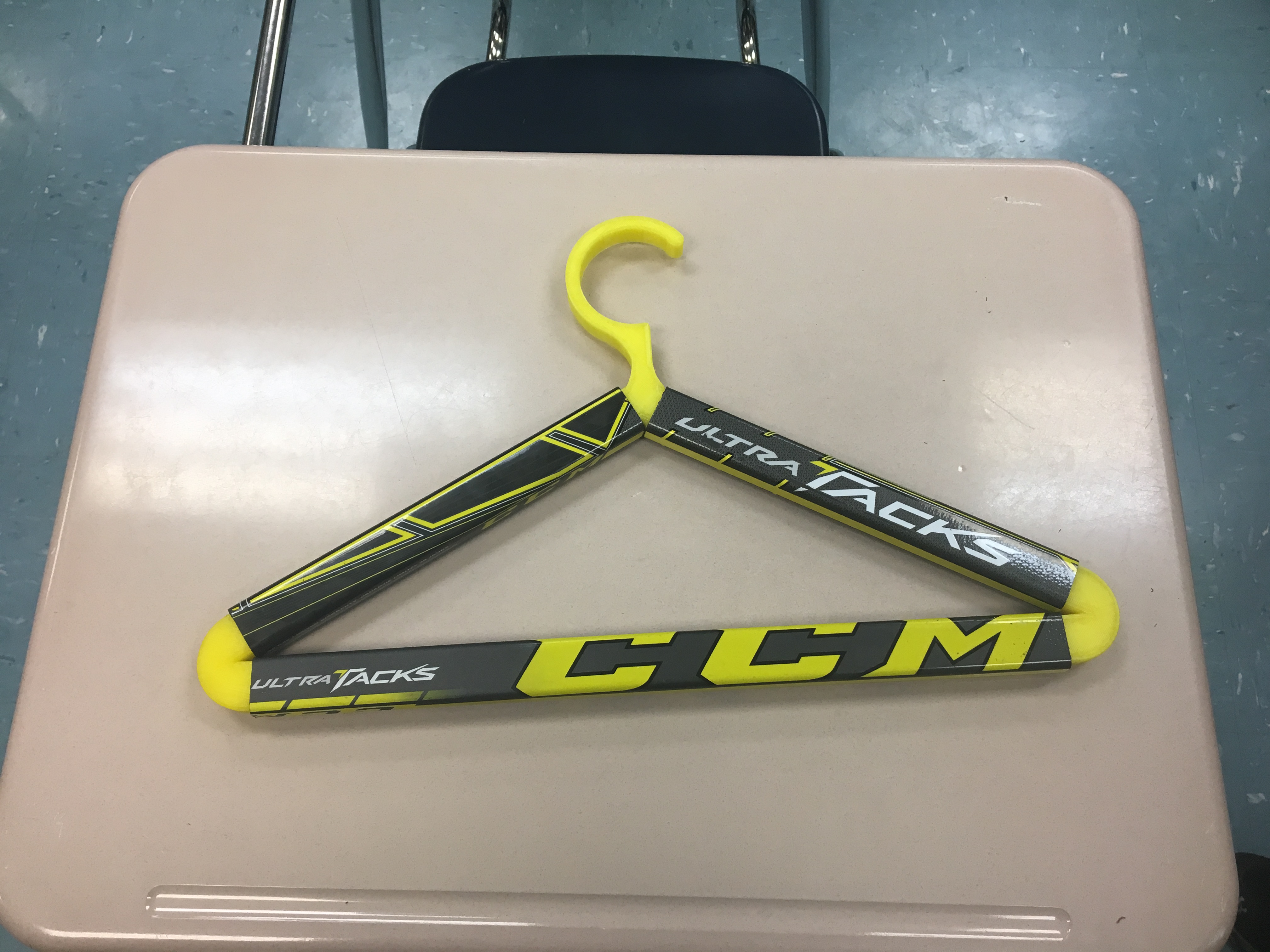 Hockey stick hanger kit