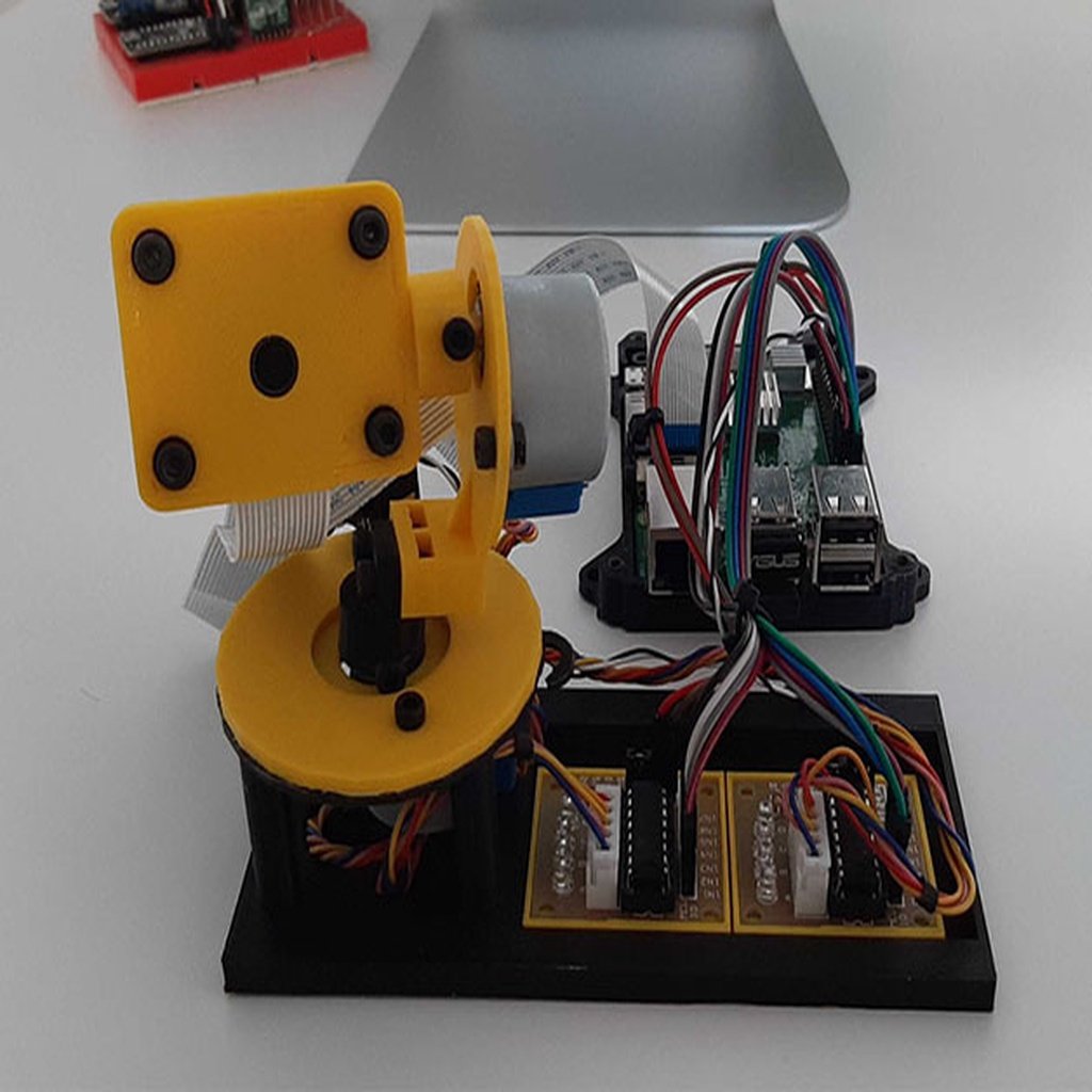 Raspberry Pi stepper motor gimbal