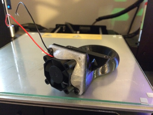 duplicator i3   30mm to 40mm fan adapter | 3d print model