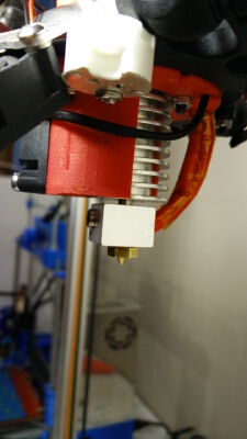 Simple E3D hotend holder for B.I v2.5 | 3d print model