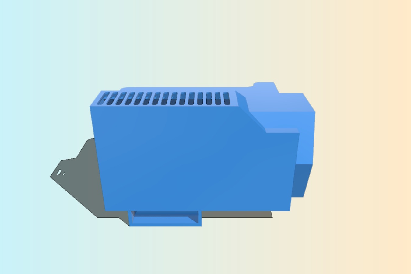 Ender 3 PSU cover with integrated LM2596S