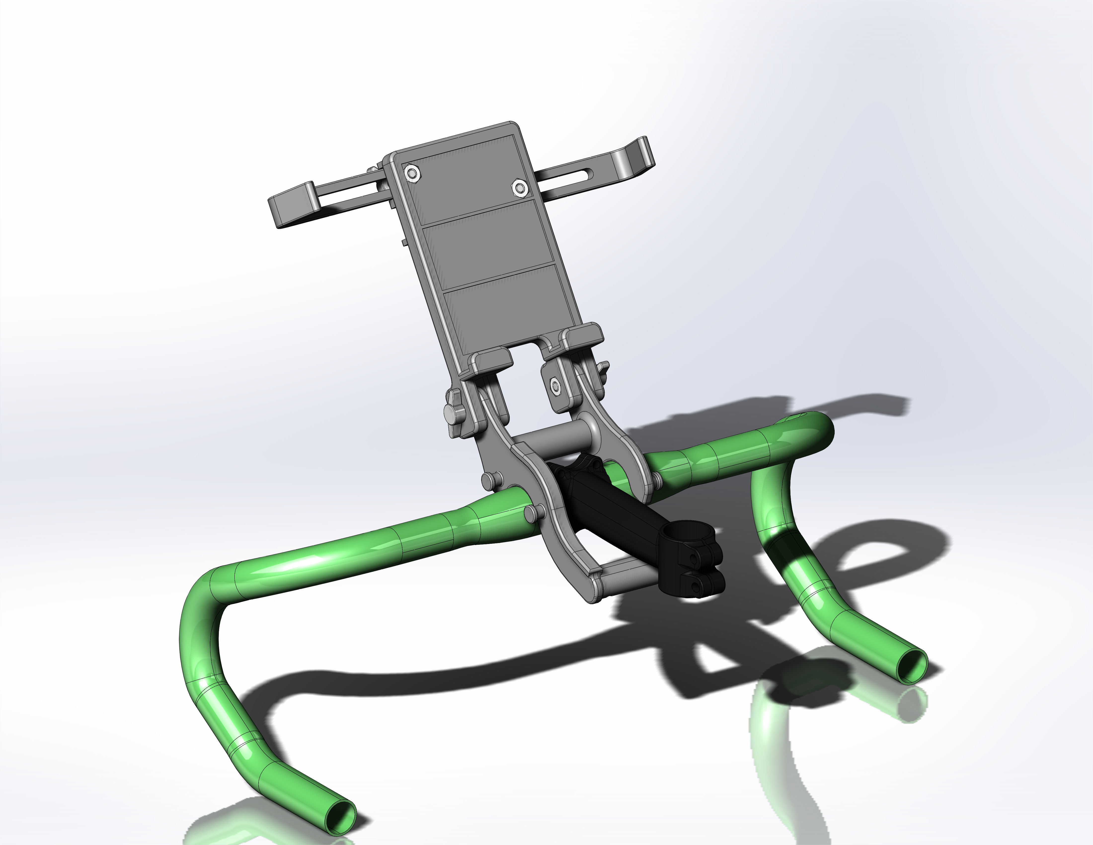 Tablet Holder for Bicycles on Trainers