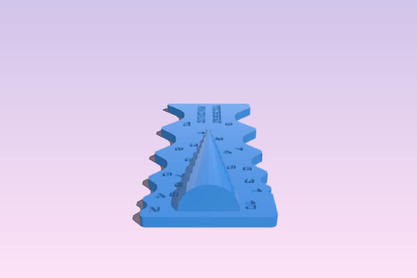 Roundness template | 3d print model