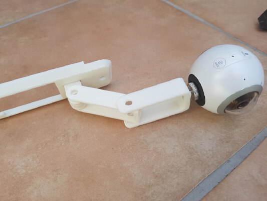 Double pendulum arm for Mavic Pro Camera attachment | 3d print model