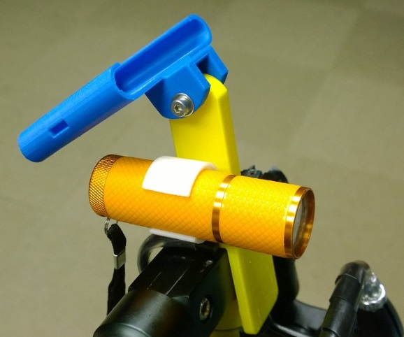 Mobile Phone & Secondary Torchlight Add-on for ShengTe Electric Scooter