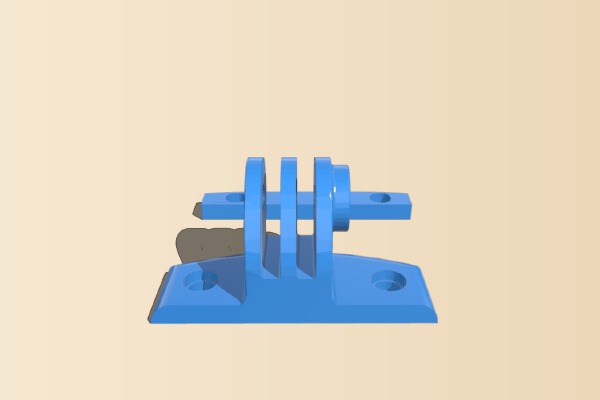 PUSH Unite Goggles GoPro style Mount | 3d print model