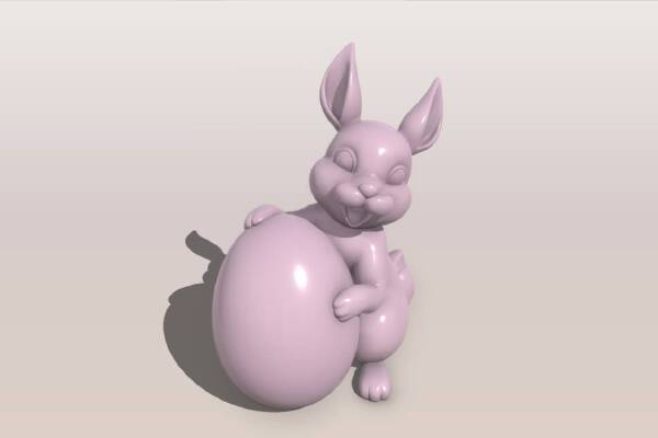 Easter bunny | 3d print model
