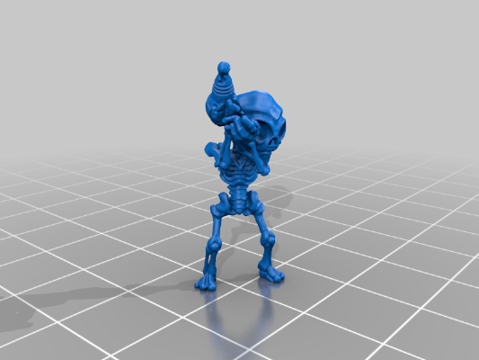 Skeletal Zeta-Reticulan Minion | 3d print model