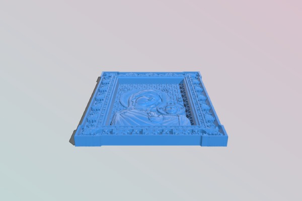 Icon Our Lady of Kazan | 3d print model