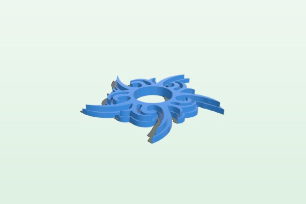 tribal circle | 3d print model