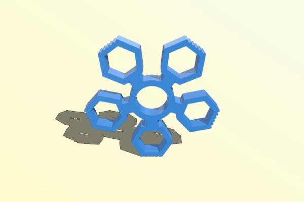 M12 Penta Spinner | 3d print model