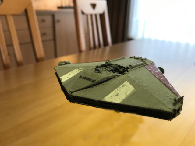 "Triangle" Ship from Galactica ragtag fleet