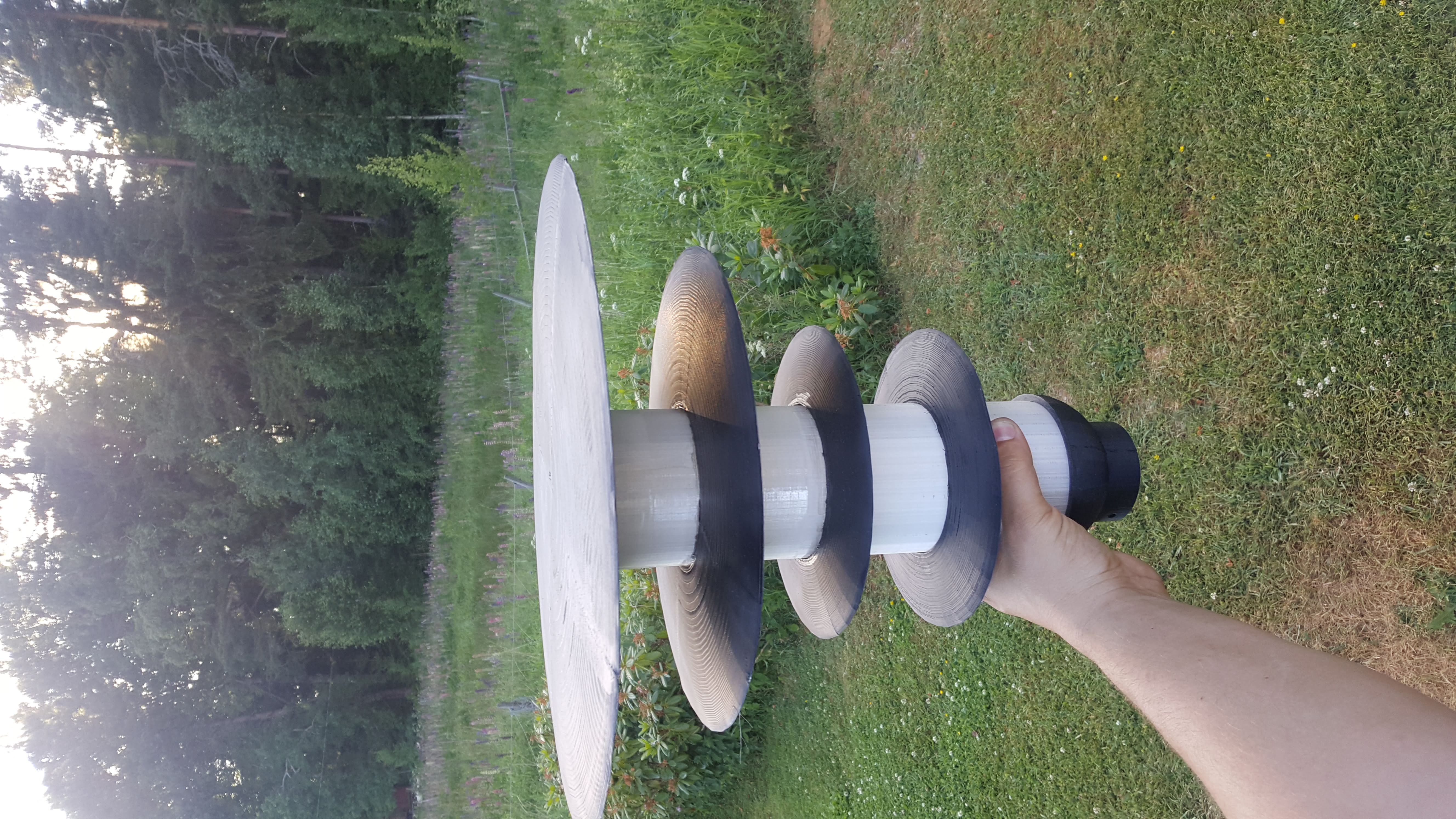 Garden lamp house for lamp post
