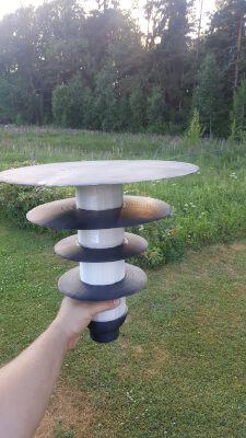 Garden lamp house for lamp post | 3d print model