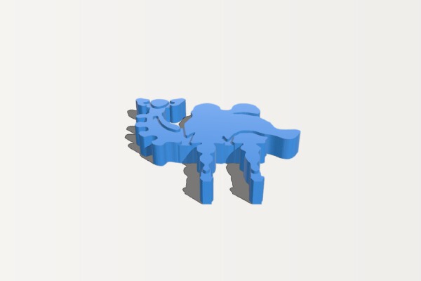 Vah Naboris Divine Beast Icon - Zelda BotW magnet | 3d print model