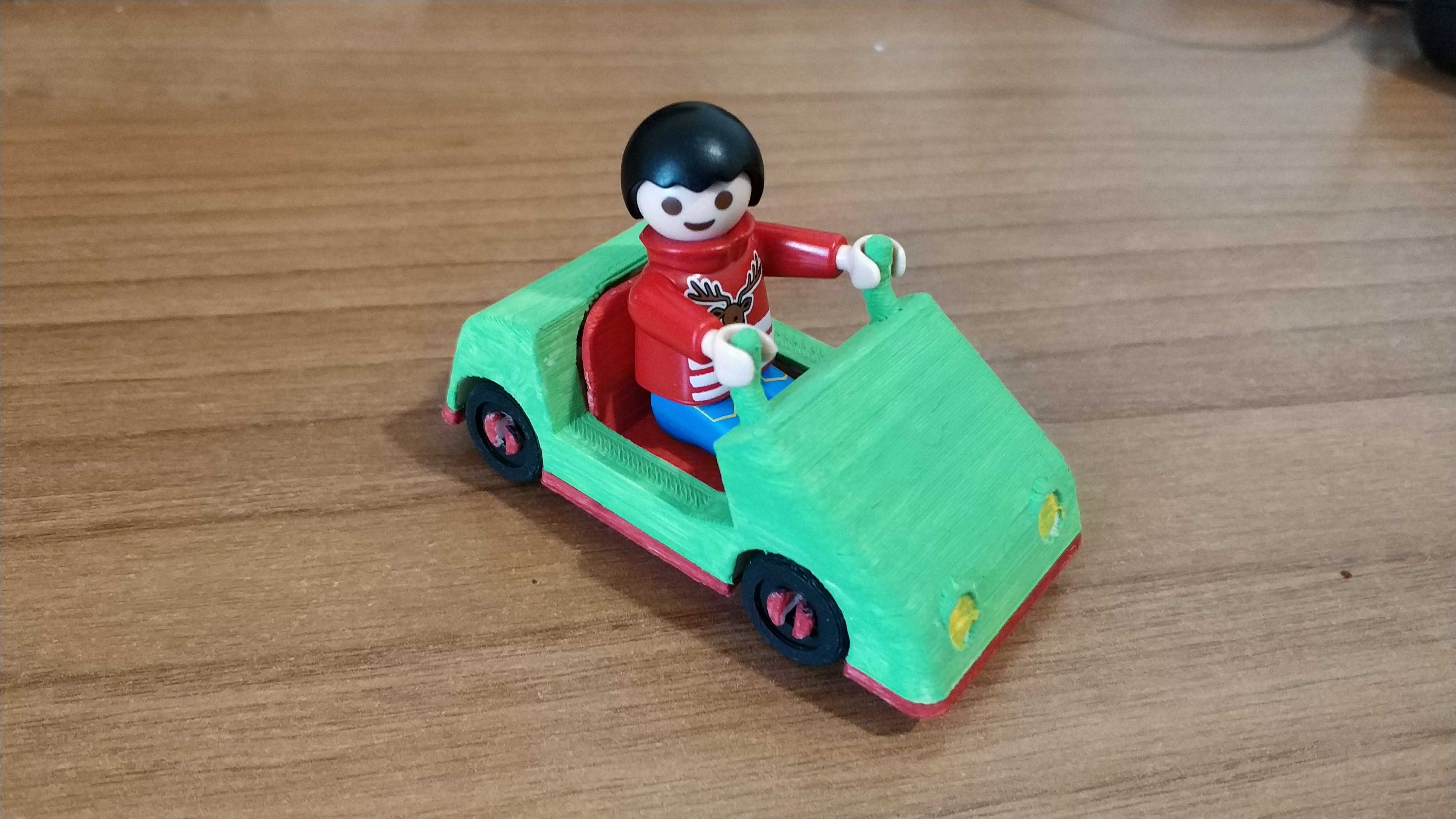 Playmobil kids mini car