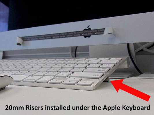 Apple Keyboard Risers | 3d print model