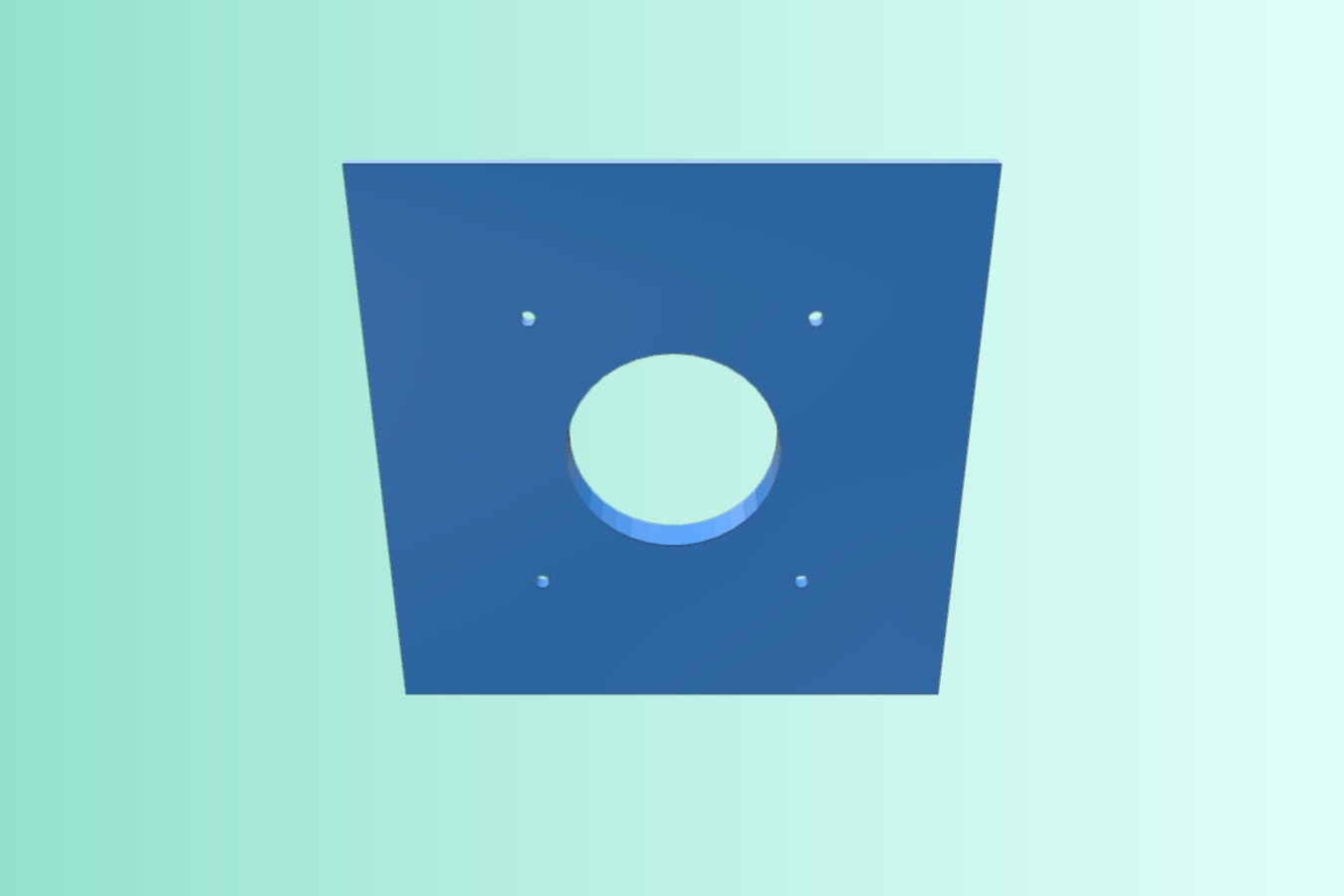 Cyclopean wallplate
