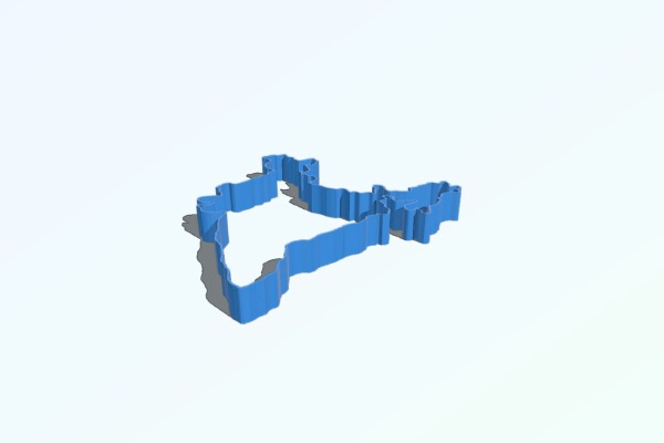 India Map Shaped Cookie or Mathri Cutter | 3d print model