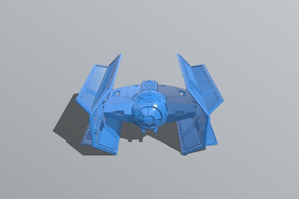 TIE Advanced x1 modified | 3d print model