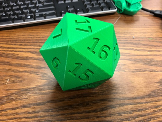 20 Sided Dice of Holding | 3d print model