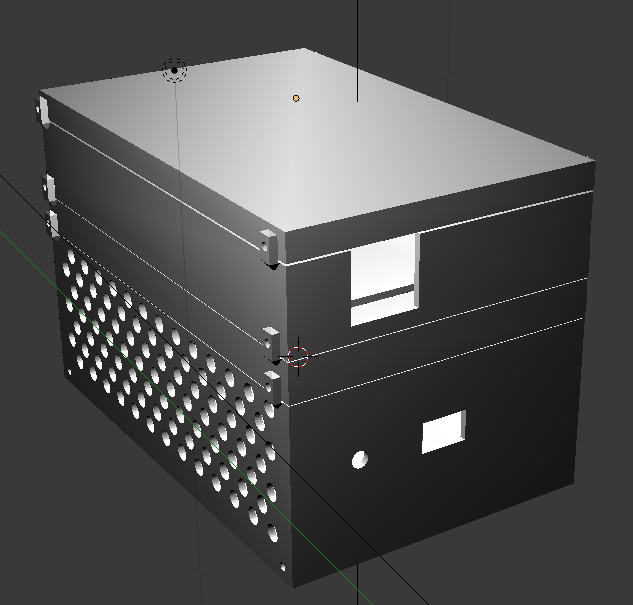 1-to-4 HDD Stackable Raspberry NAS with PSU v2