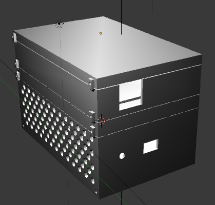 1-to-4 HDD Stackable Raspberry NAS with PSU v2 | 3d print model