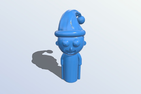 Christmas Morty | 3d print model