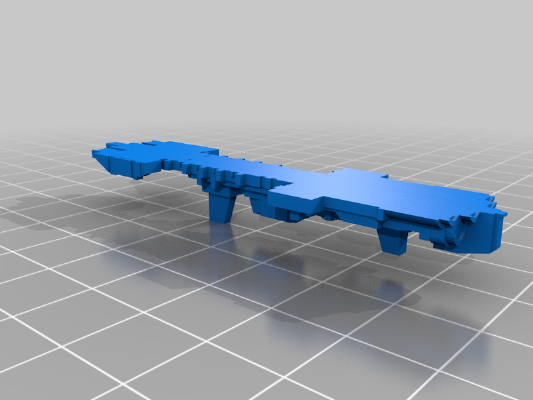 Space Marine Strike Cruiser proxy for Battlefleet Gothic | 3d print model