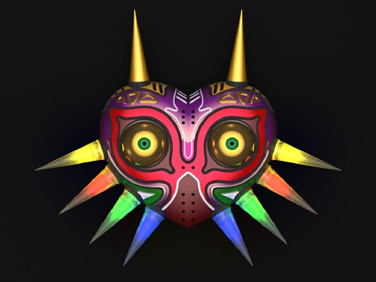 Majora's Mask "HD-Mega" (5mm LEDs) | 3d print model