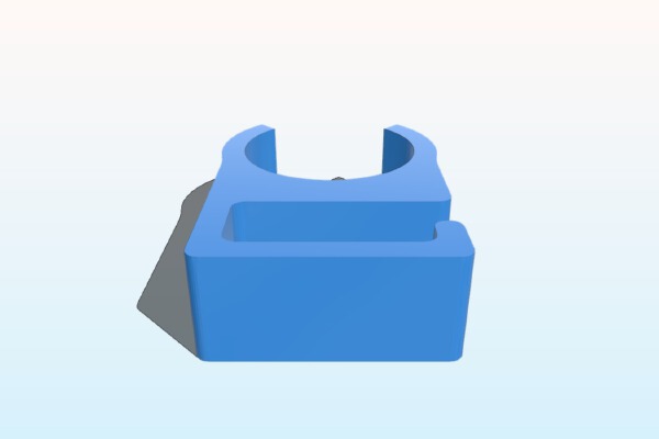 Nema 17 Cable Clip for Threaded Rod M8 (Drawing Robot) | 3d print model
