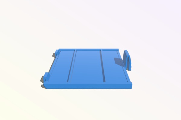 Nintendo GameBoy battery cover | 3d print model