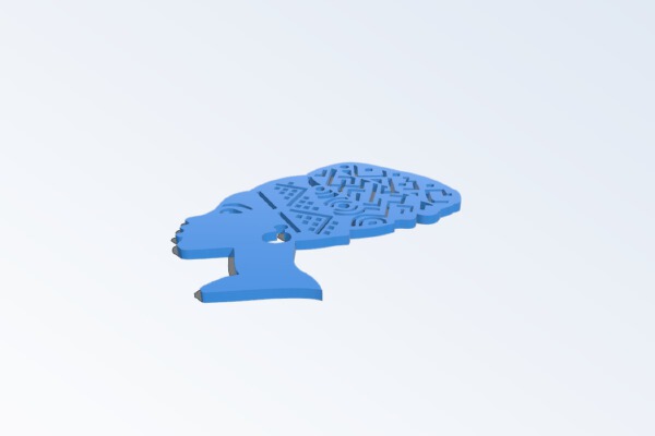 Earrings Queen Titi _ Boucles d'oreilles Queen Titi | 3d print model