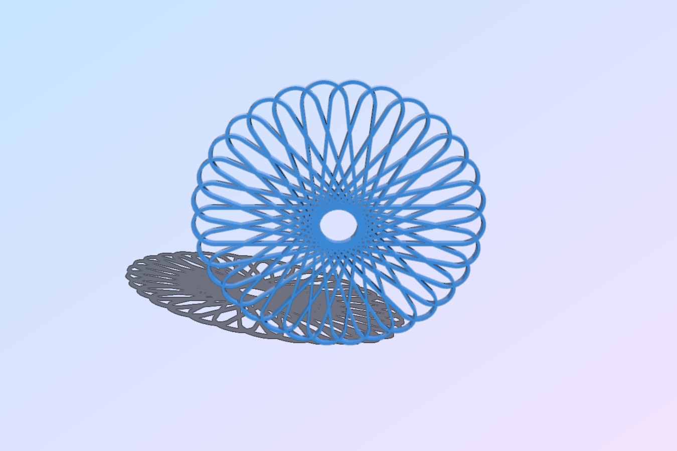 Spirograph Coaster 100mm