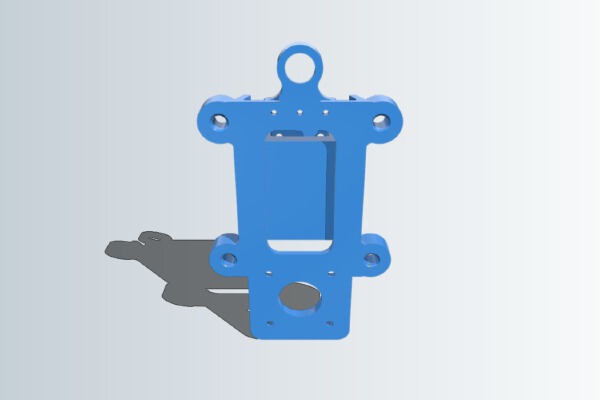 Laser Z-Axis Carriage - Belt drive - 8020 2" Rail - LA03-3500 Module | 3d print model