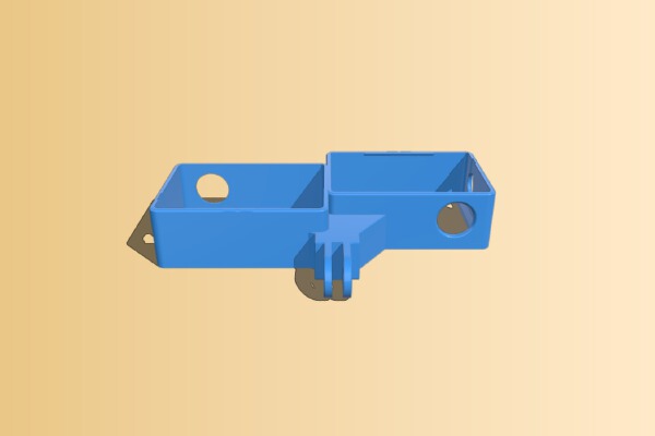 Hero 3_4 stereo rig | 3d print model