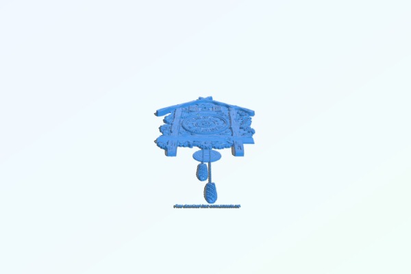 Wall clock pattern | 3d print model