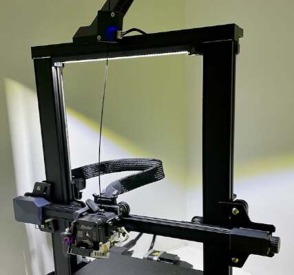 Ender-3 S1 Stealth Light Bar - Easy to print and do mod.  *new version 1.03 link in notes | 3d print model