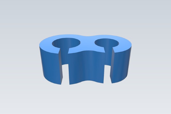 Digidapter cable clips (DJI FPV goggles) | 3d print model