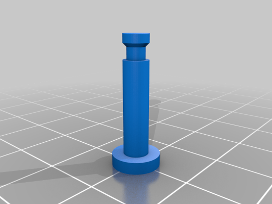 Isobutane camping stove stand with pin fasteners & cap | 3d print model