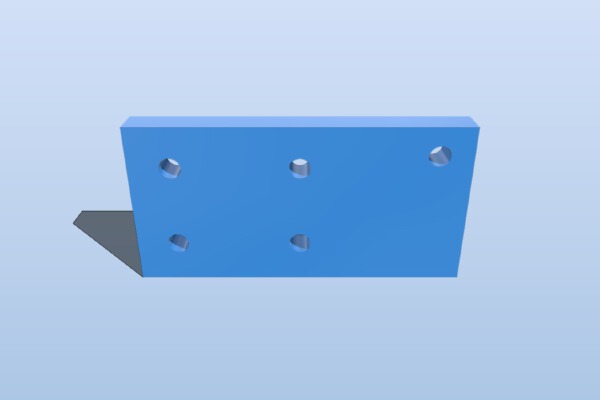 openbuilds v slot 2040 idler plate | 3d print model