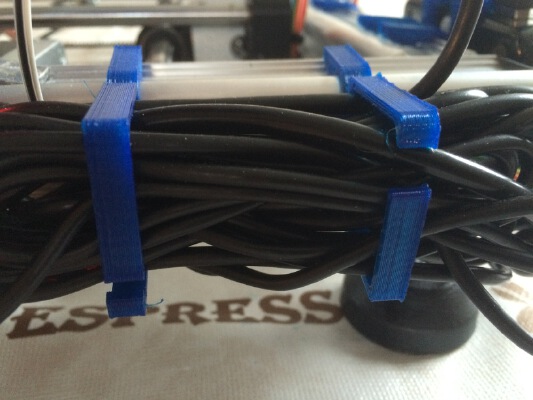 K8200_ 3drag Frame Wire Clip with Cableclip | 3d print model