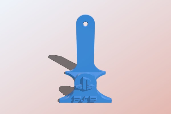 wall mount for ps5 controller | 3d print model