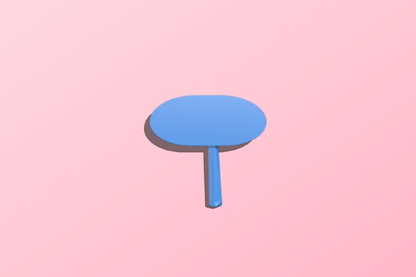 Ping Pong Paddle | 3d print model