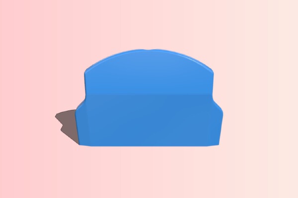 Adjusted PSP 2000 Battery Lid | 3d print model